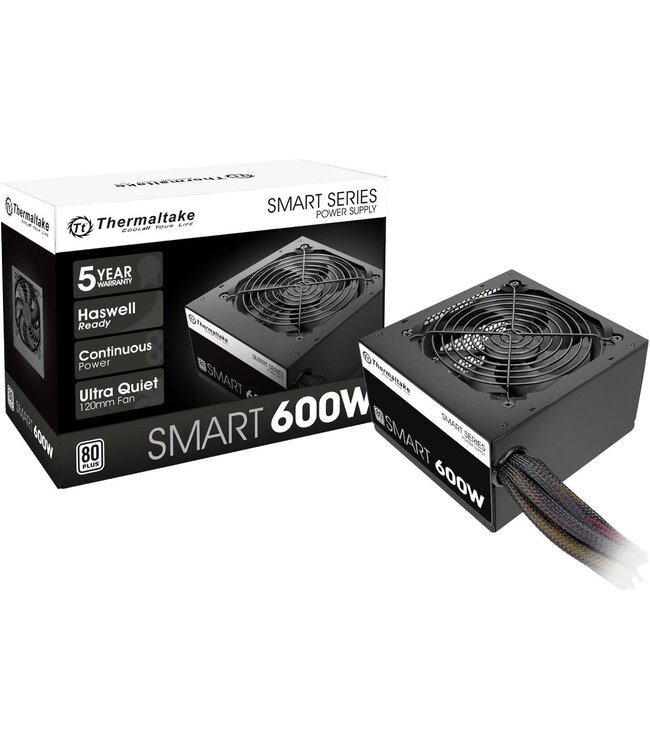 POWER SUPPLY THERMALTAKE SMART 600 WATT 80 PLUS