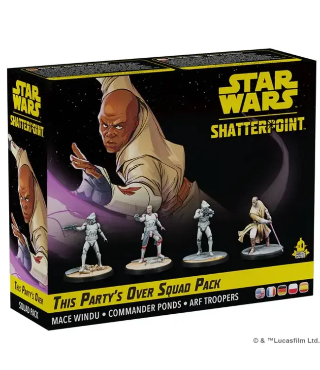 Star Wars: Shatterpoint: This Party's Over: Mace Windu Squad Pack (ML)