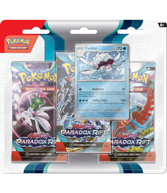 POKEMON PARADOX RIFT 3PK BLISTER