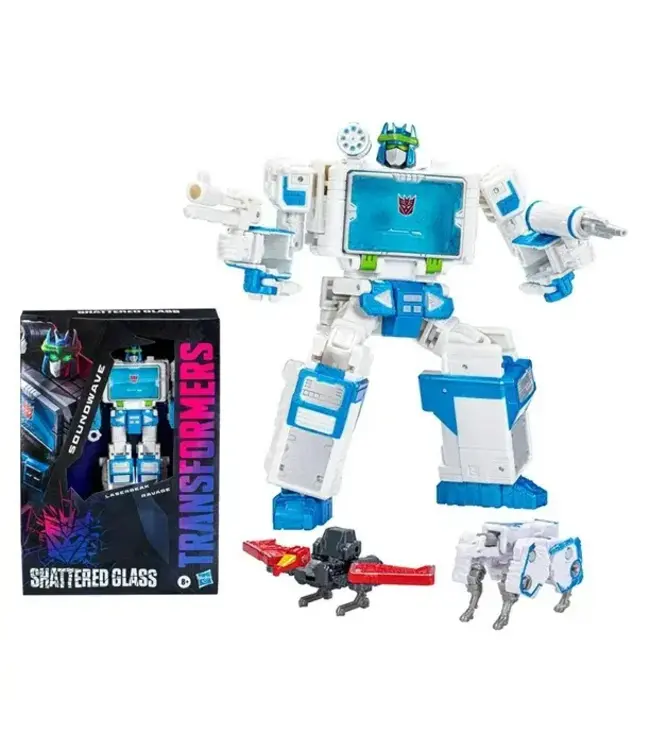 TRANSFORMER - SHATTERED GLASS : SOUNDWAVE WITH LASERBEAK AND RAVAGE