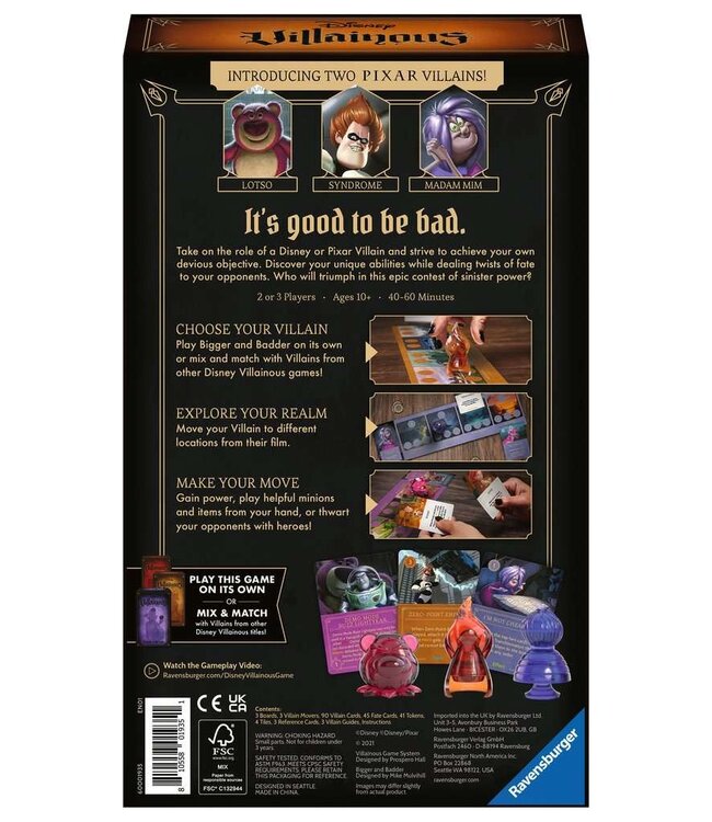 DISNEY VILLAINOUS BIGGER AND BADDER (EN)