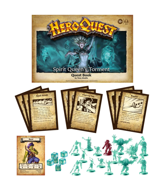 HERO QUEST SPIRIT QUEENS TORMENT QUEST PACK