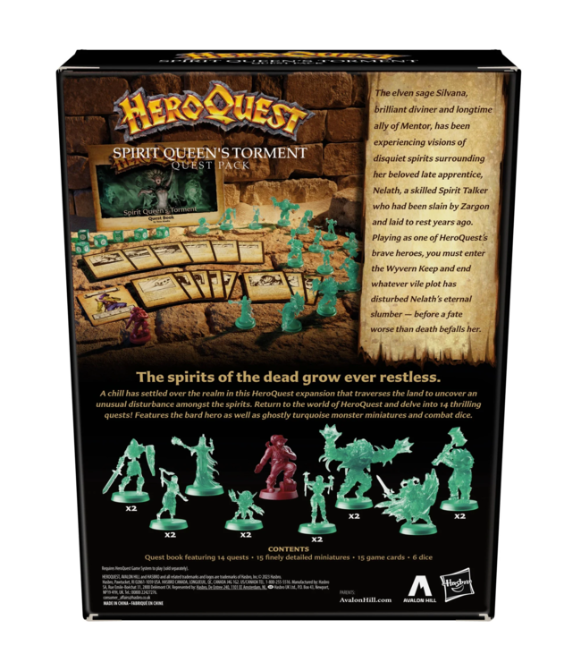 HERO QUEST SPIRIT QUEENS TORMENT QUEST PACK