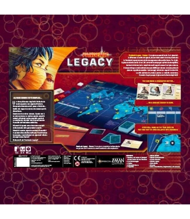 PANDEMIC LEGACY - SAISON 1 ROUGE