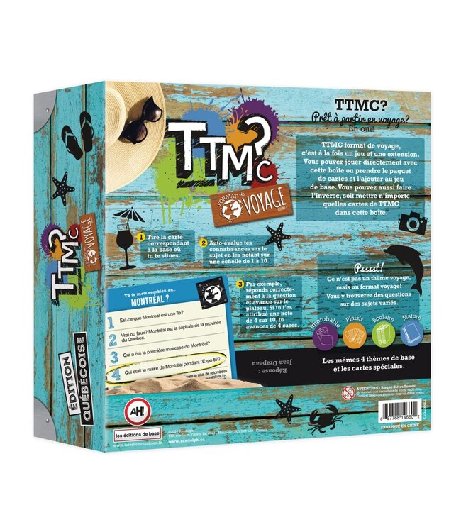 TTMC - TU TE METS COMBIEN ?  -  FORMAT DE VOYAGE VOL.1 (FR)