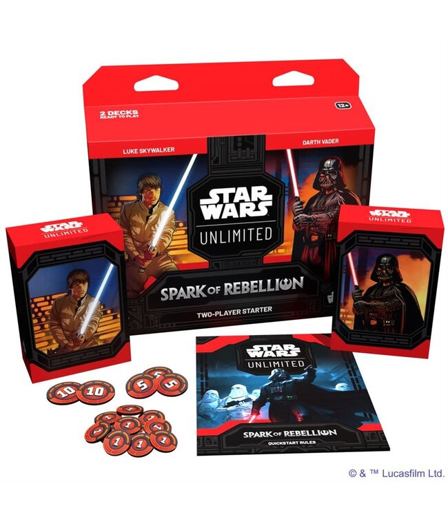 Star Wars Unlimited: Spark of Rebellion Two Player Starter