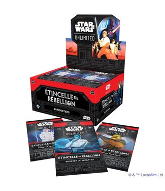 Star Wars Unlimited: Spark of Rebellion Draft Booster Box (FR)