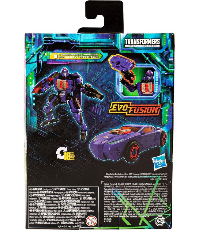 TRANSFORMERS - LEGACY EVOLUTION - DELUXE - CYBERVERSE UNIVERSE SHADOW STRIKER