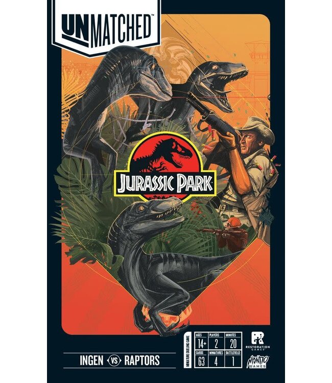 UNMATCHED JURASSIC PARK - INGEN VS RAPTORS (EN)