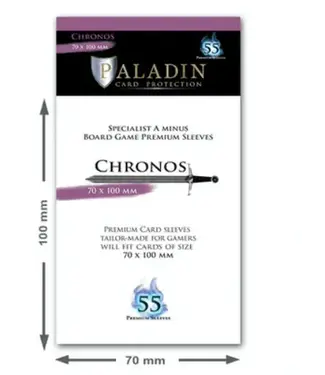 PALADIN SLEEVES: CHRONOS 70 x 100 mm (ML)