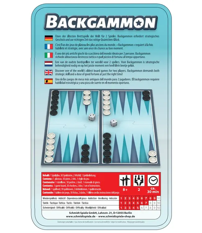 BACK GAMMON (ML)