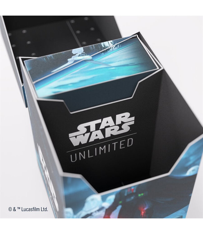 STAR WARS UNLIMITED  -  GAMEGENIC  -  BOÎTE POUR DECK EN PLASTIQUE - DARTH VADOR (60) (ML)