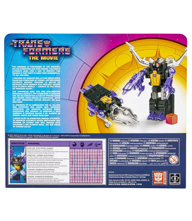 Transformers - The Movie - SHRAPNEL (ML)