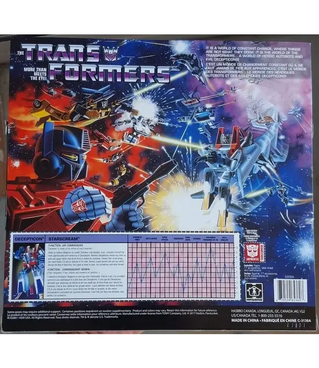 Transformers - G1-Reissue: STARSCREAM (ML)