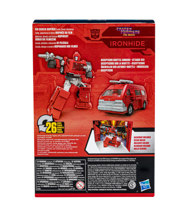Transformers Studio Series 86-17 Voyager Class The Transformers: The Movie Ironhide