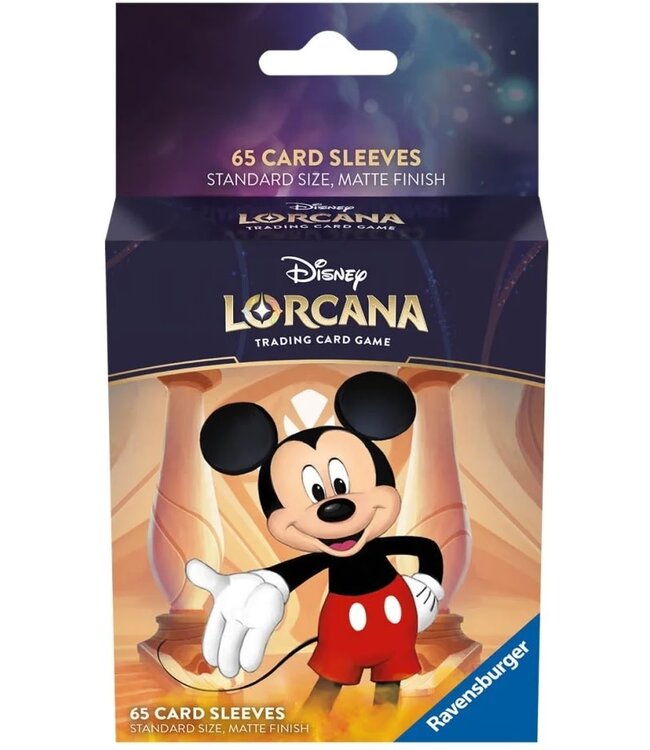 DISNEY LORCANA  -  LE PREMIER CHAPITRE  -  POCHETTES TAILLE STANDARD- MICKEY MOUSE (ML)