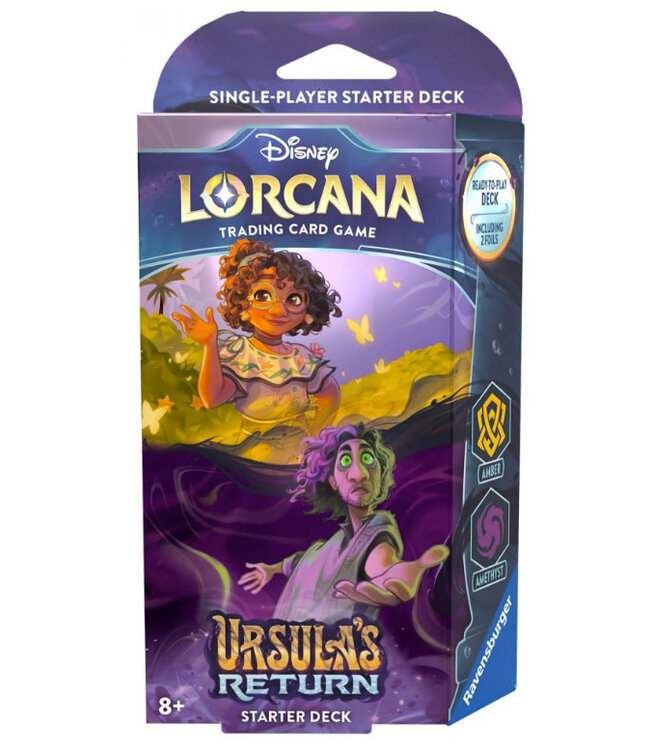 DISNEY LORCANA  -  URSULA'S RETURN  -  STARTER DECK - MIRABEL & BRUNO - AMBER/AMETHYST (EN)