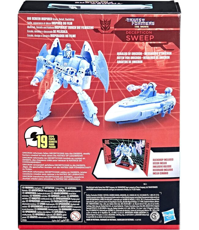 Transformers - Studio Series 86 - Voyager DECEPTICON SWEEP (ML)