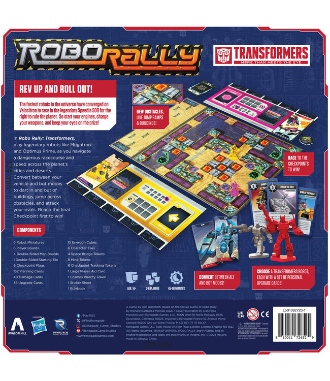ROBO RALLY  -  TRANSFORMERS (EN)