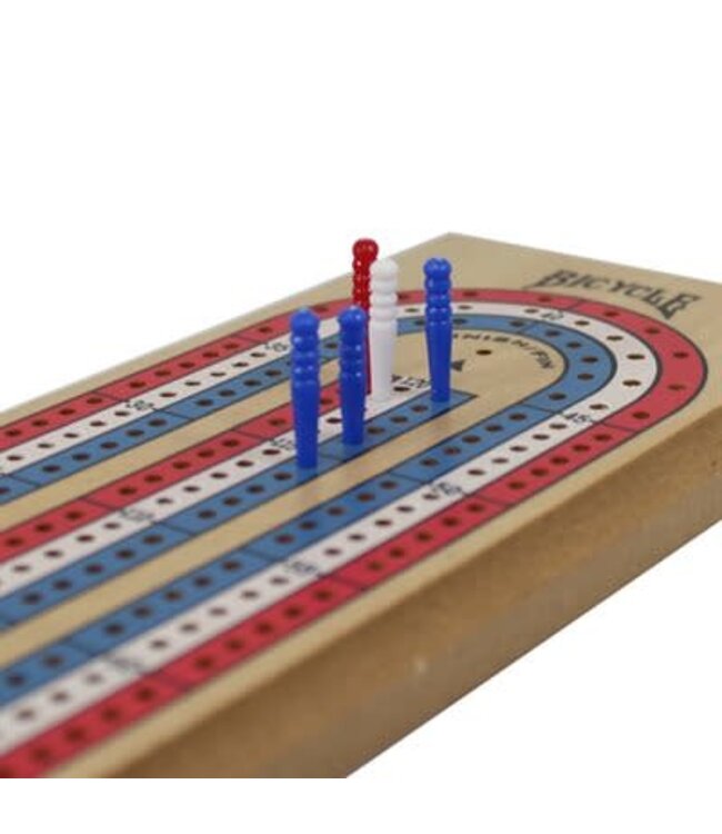 Bicycle 3-Track Cribbage Board