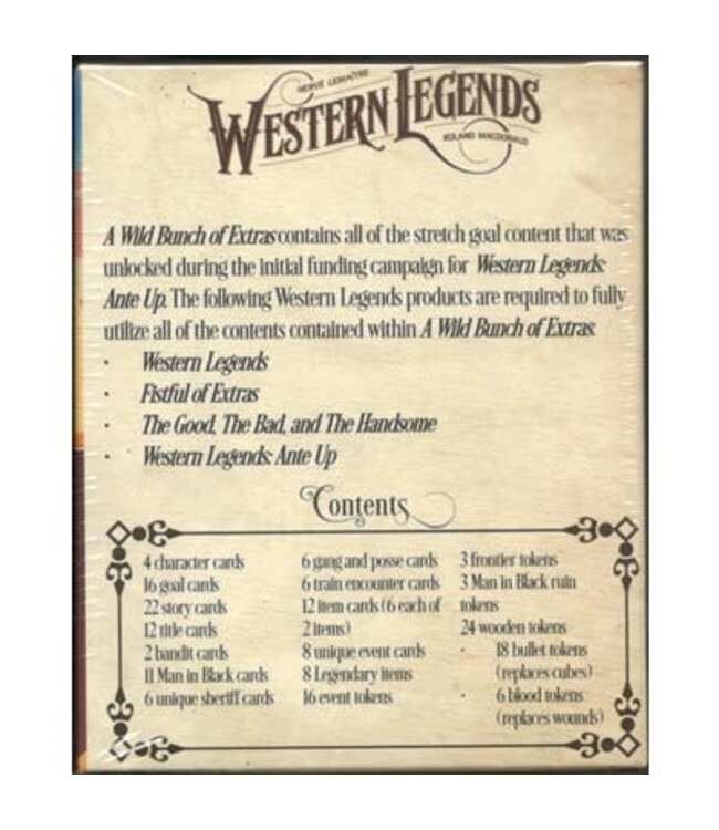 WESTERN LEGENDS. EXT - Wild Bunch of Extras (EN)
