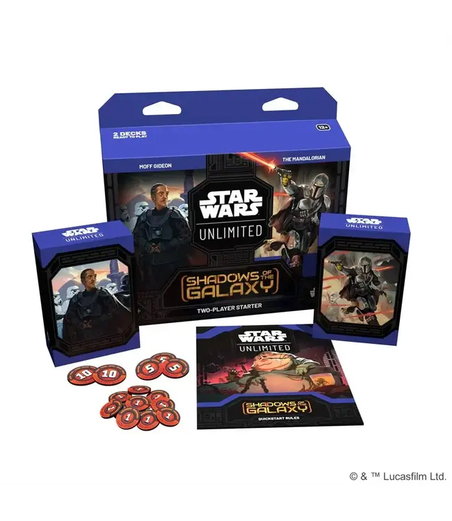 STAR WARS UNLIMITED  -  SHADOWS OF THE GALAXY - TWO PLAYER STARTER DECK (EN)