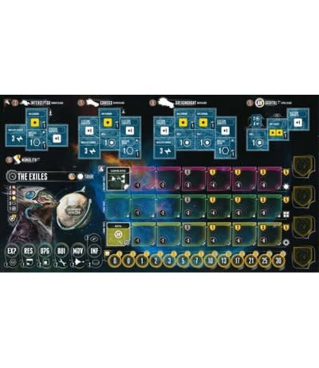 ECLIPSE: SECOND DAWN FOR THE GALAXY  -  SPECIES PACK OUTCASTS (EN)