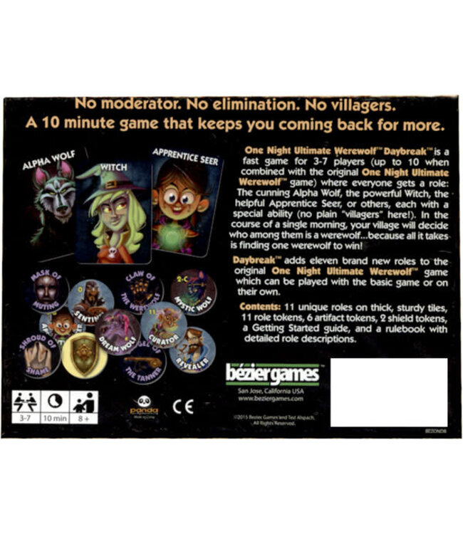 ONE NIGHT ULTIMATE  -  WEREWOLF DAYBREAK (EN)