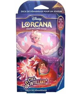 DISNEY LORCANA  -  CIEL SCINTILLANT  -  DECK DE DÉMARRAGE - ELSA & RALPH - AMÉTHYSTE/RUBIS (FR)