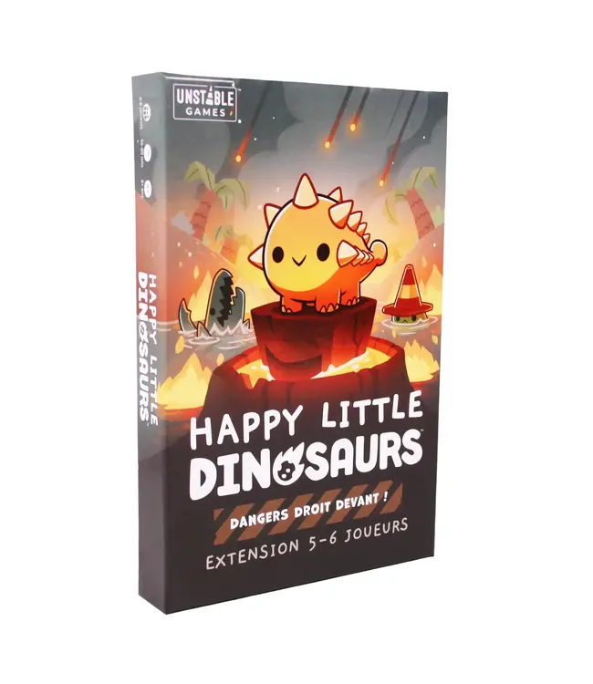 HAPPY LITTLE DINOSAURS  -  DANGERS DROIT DEVANT! - EXPANSION  5-6 JOUEURS (FR)