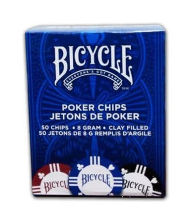 BICYCLE - POKER CHIPS  -  50 CHIPS