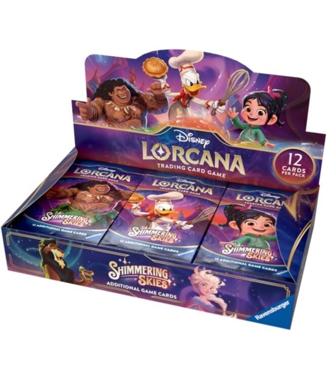 DISNEY LORCANA  -  SHIMMERING SKIES  -  BOOSTER DISPLAY (EN)