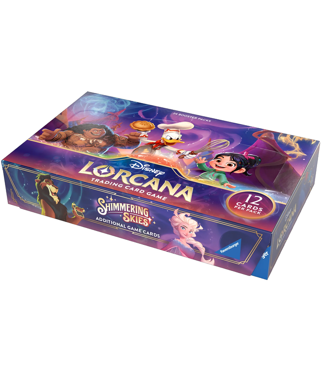 DISNEY LORCANA  -  SHIMMERING SKIES  BOOSTER DISPLAY- (EN)