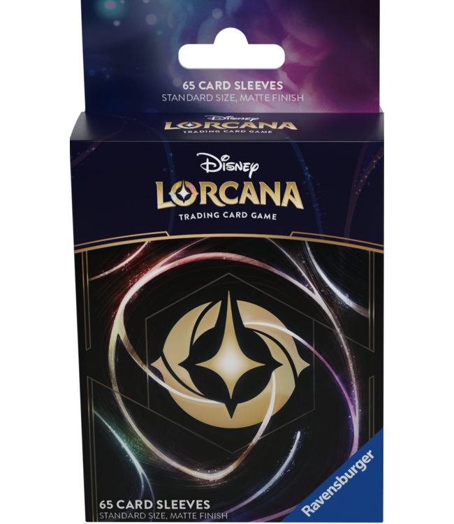 Disney Lorcana - 65 Card Sleeves Matte Finish  - LOGO