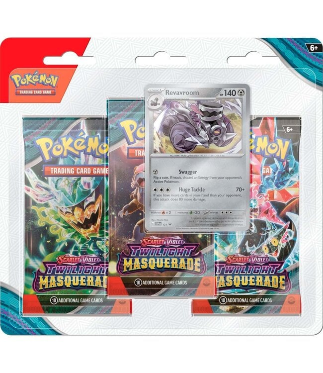 POKEMON: Twilight Masquerade 3PK BLISTER (EN)