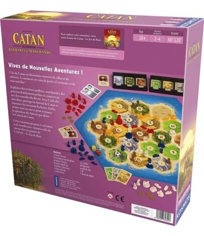 CATAN  -  EXTENSION - BARBARES ET MARCHANDS - ÉDITION 2024 (FR)