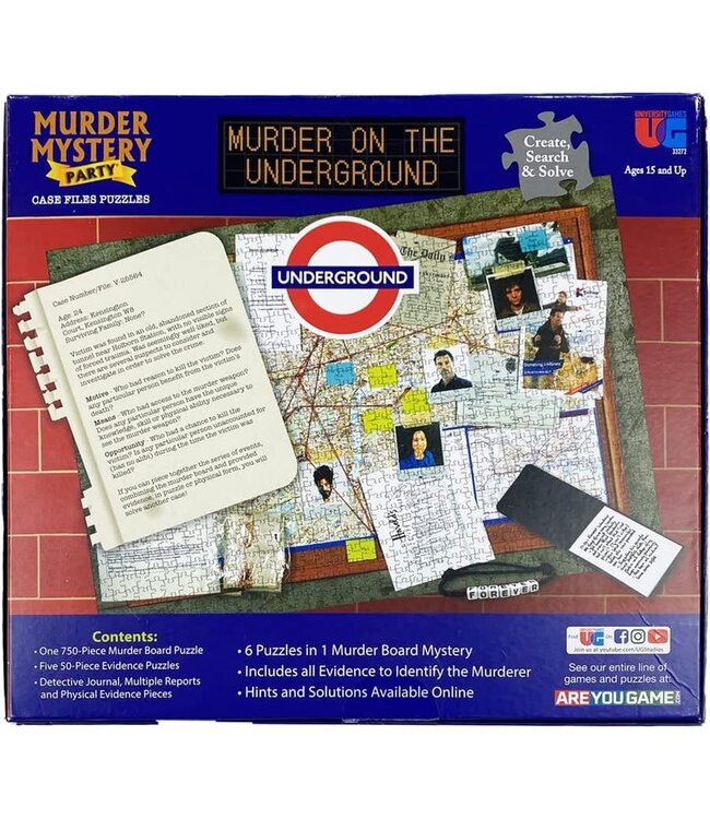 Murder Mystery Party: Murder On The Underground (EN)