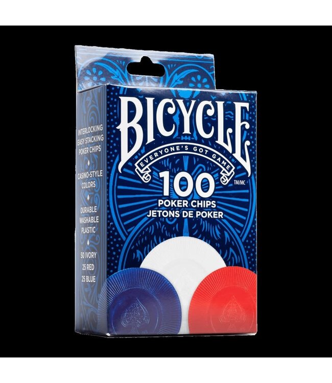 Bicycle Poker Chips Plastic 2 Gram (100ct)