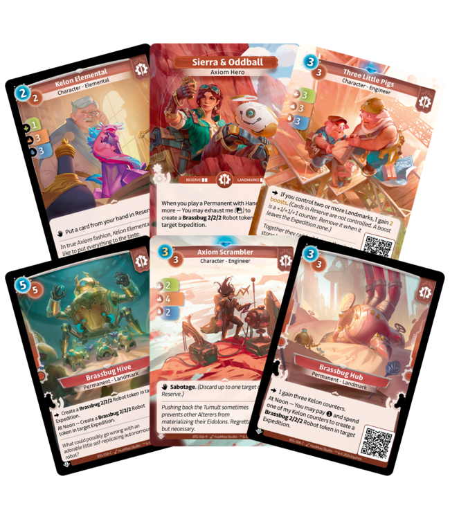 ALTERED  - BEYOND THE GATES - STARTER DECKS : AXIOM (EN)