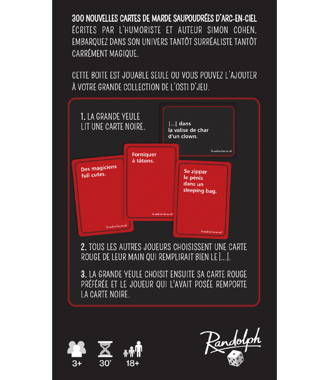 L'OSTI D'JEU  -  DE MARDE ET D'ARC-EN-CIEL  (FR)