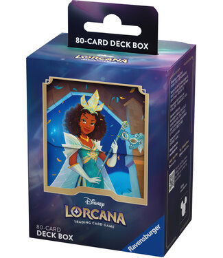 DISNEY LORCANA  -  CIEL SCINTILLANT  -  BOÎTE DE PLASTIQUE POUR DECK - TIANA (ML)