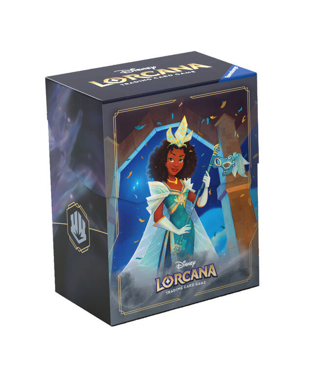 DISNEY LORCANA  -  CIEL SCINTILLANT  -  BOÎTE DE PLASTIQUE POUR DECK - TIANA (ML)