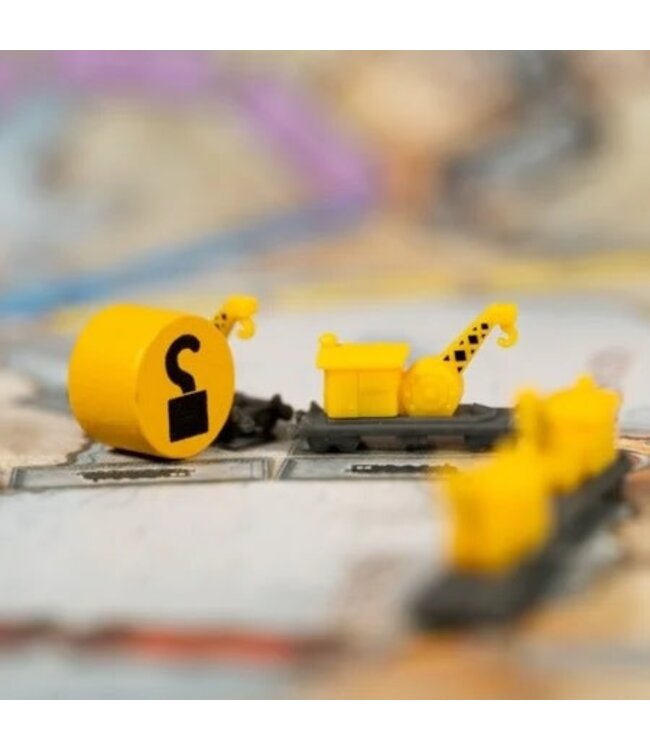 TICKET TO RIDE  # 2  -  COFFRET DE TRAIN DE LUXE 20E ANNIVERSAIRE - JAUNE (ML)