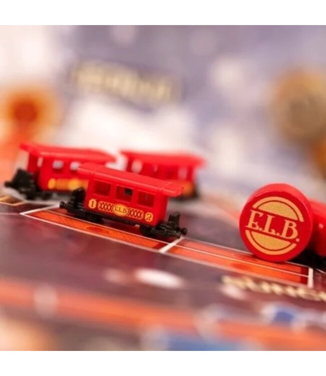 TICKET TO RIDE  # 3  -  20TH ANNIVERSARY DELUXE TRAIN SET - RED (ML)