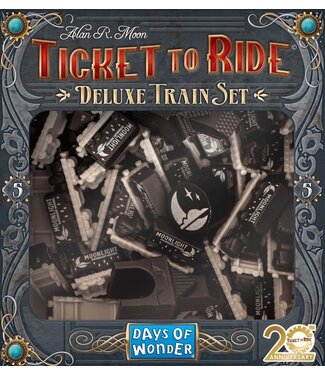 TICKET TO RIDE  # 5  -  20TH ANNIVERSARY DELUXE TRAIN SET - BLACK (ML)