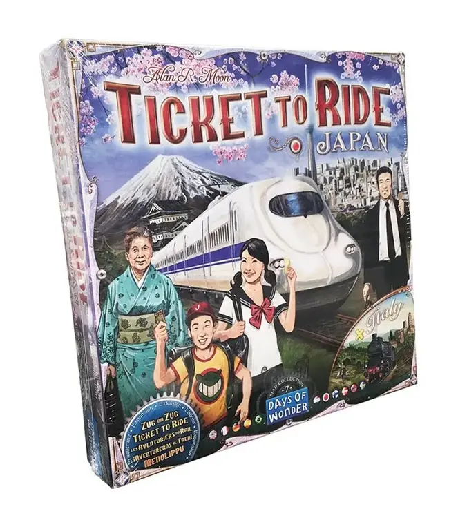 TICKET TO RIDE  -  JAPON + ITALIE  (ML)