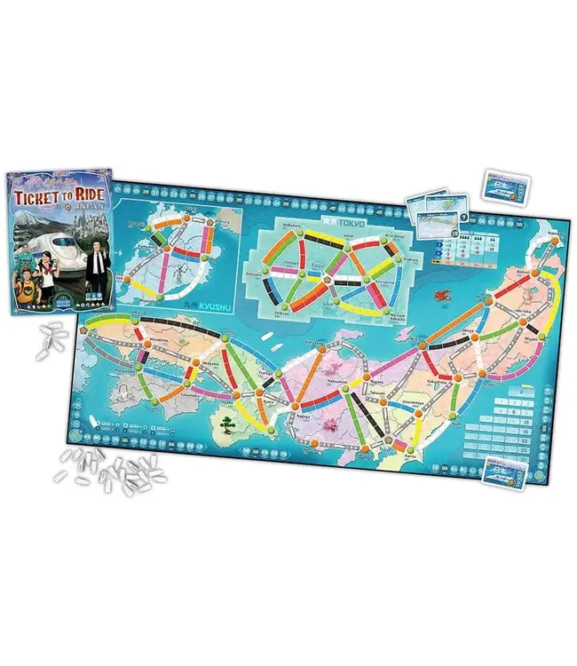 TICKET TO RIDE  -  JAPON + ITALIE  (ML)