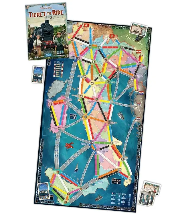 TICKET TO RIDE  -  JAPON + ITALIE  (ML)