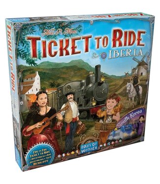 TICKET TO RIDE: MAP #8 - IBERIA & SOUTH KOREA (ML)