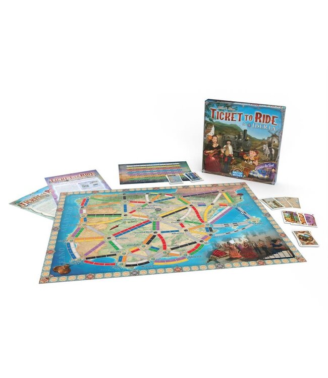 TICKET TO RIDE: MAP #8 - IBERIA & SOUTH KOREA (ML)